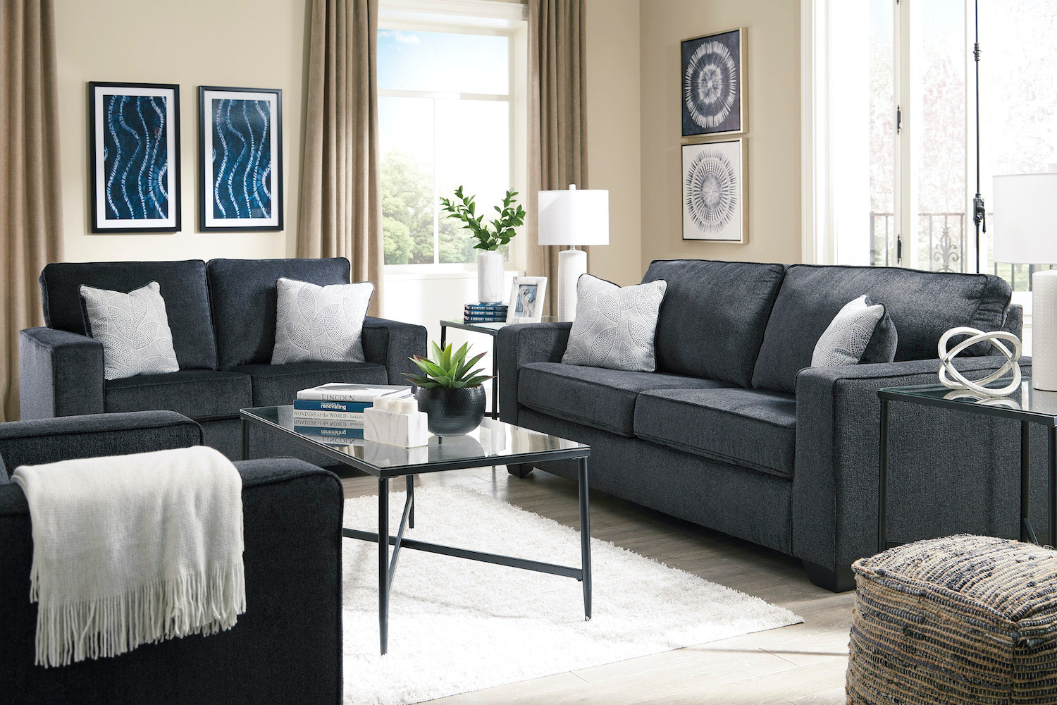 Abigail Slate Living Room Set