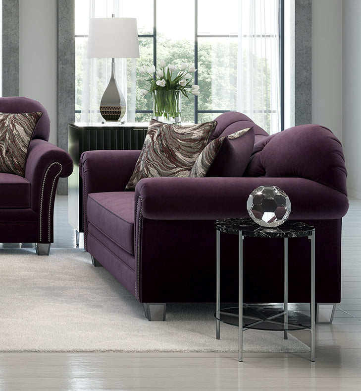 Bing Plum Loveseat