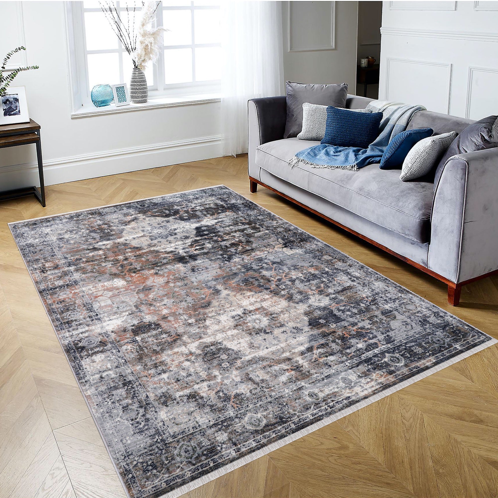 Ana 5x8 Multi-Color Area Rug