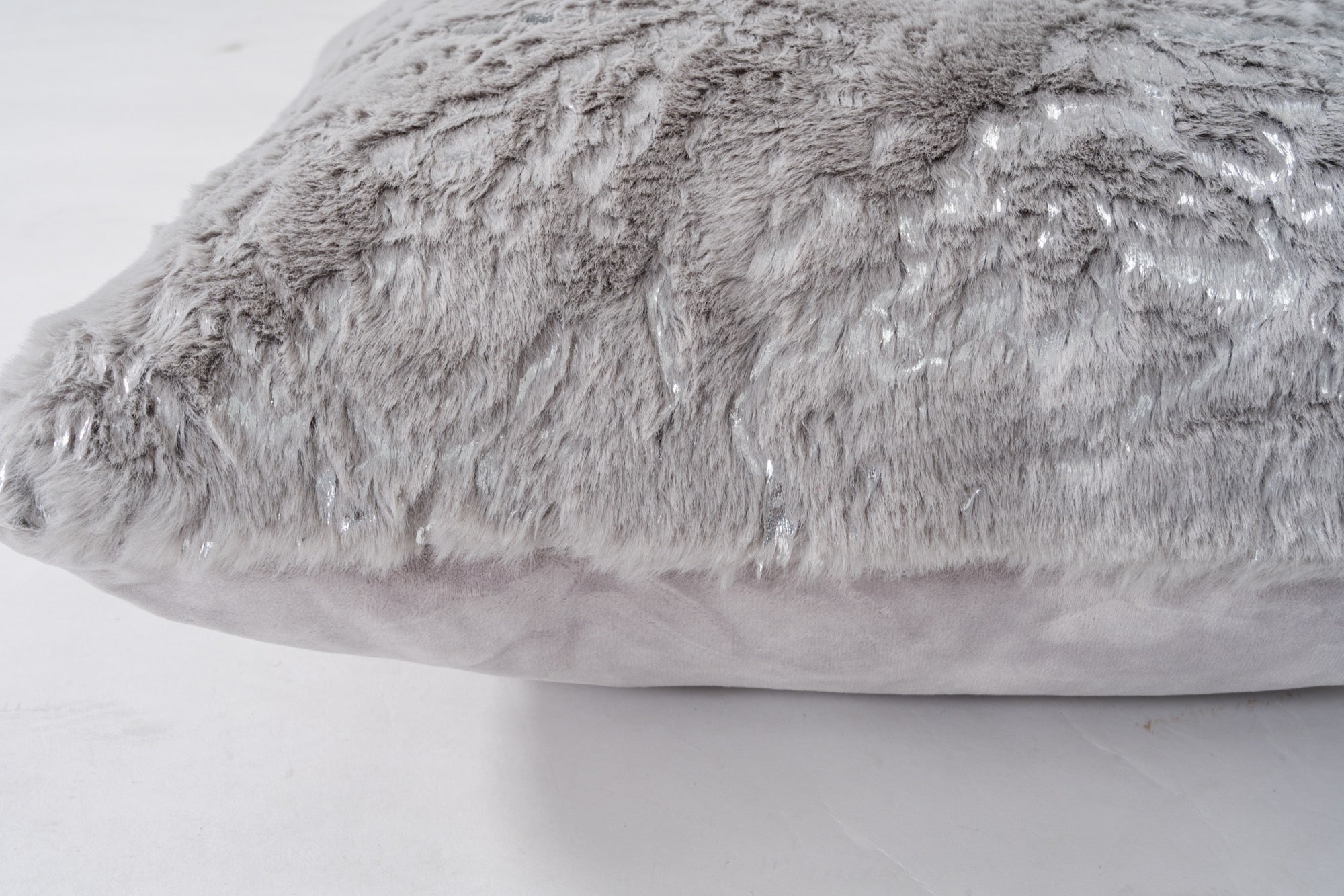 Chryso Grey with Silver Foil Pillow