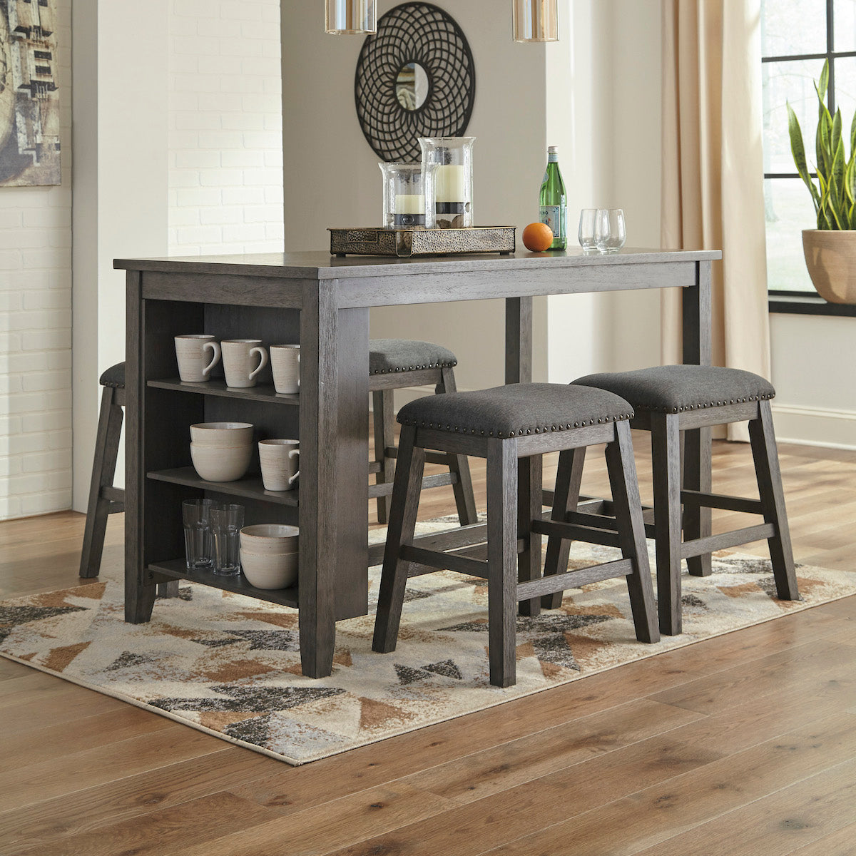 Caitbrook 5 Piece Counter Dining Set