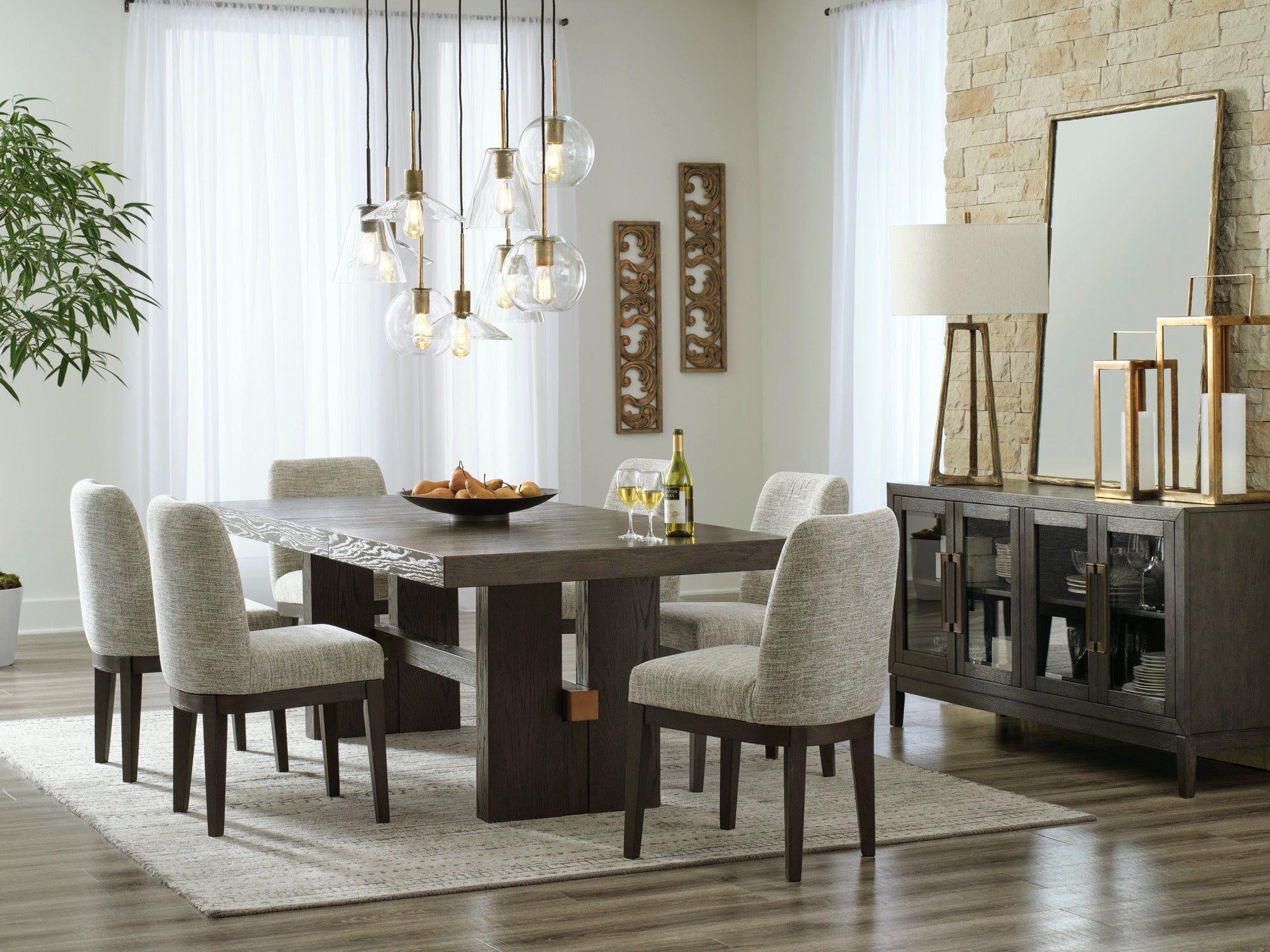 Burkhaus 7 Piece Dining Set