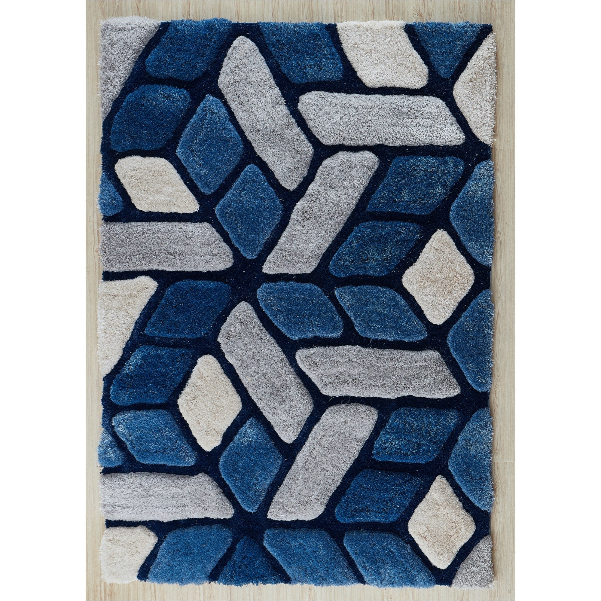 Mateos 5x7 Blue Area Rug