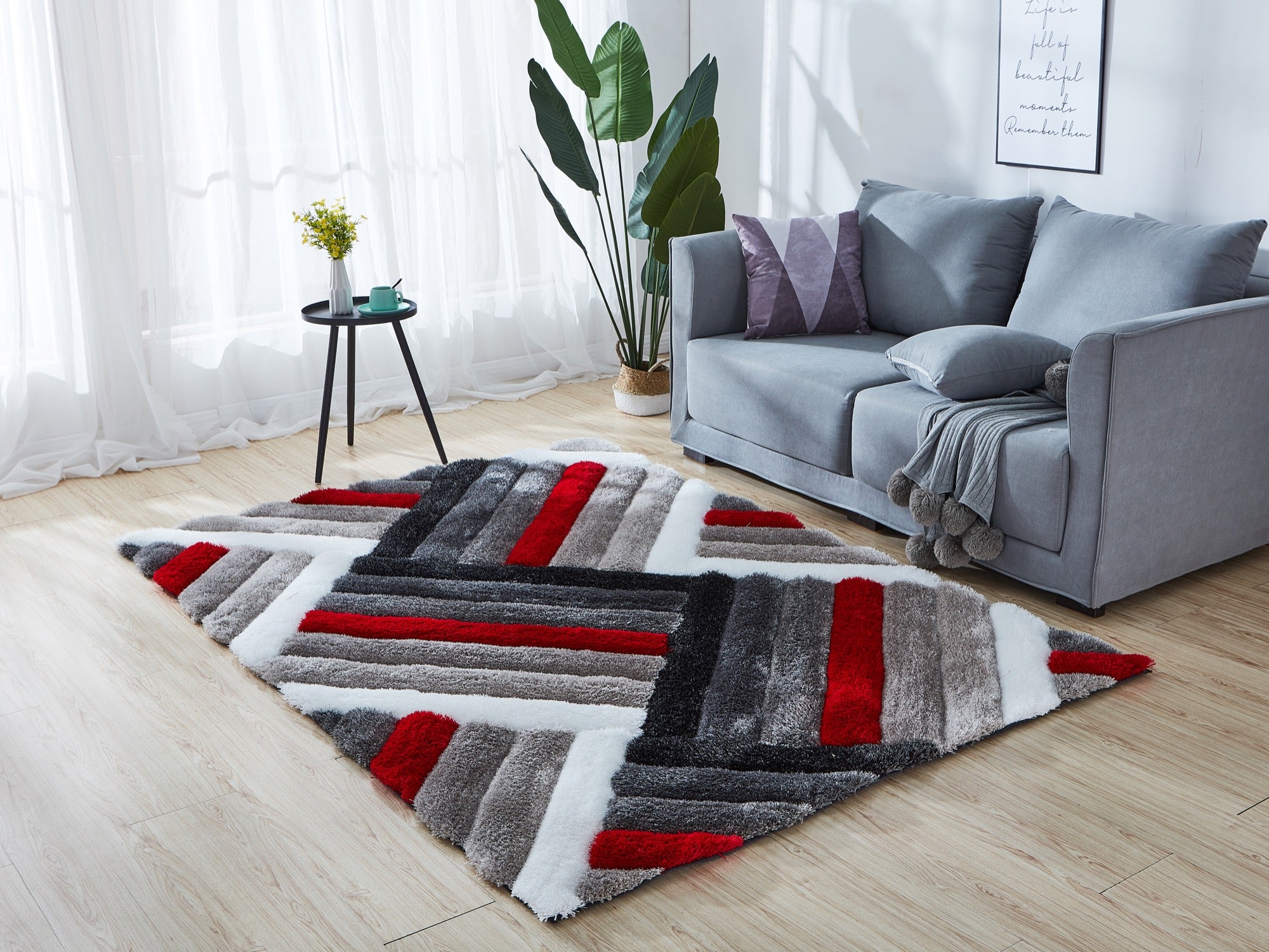 Mateos 5x7 Multicolor Area Rug