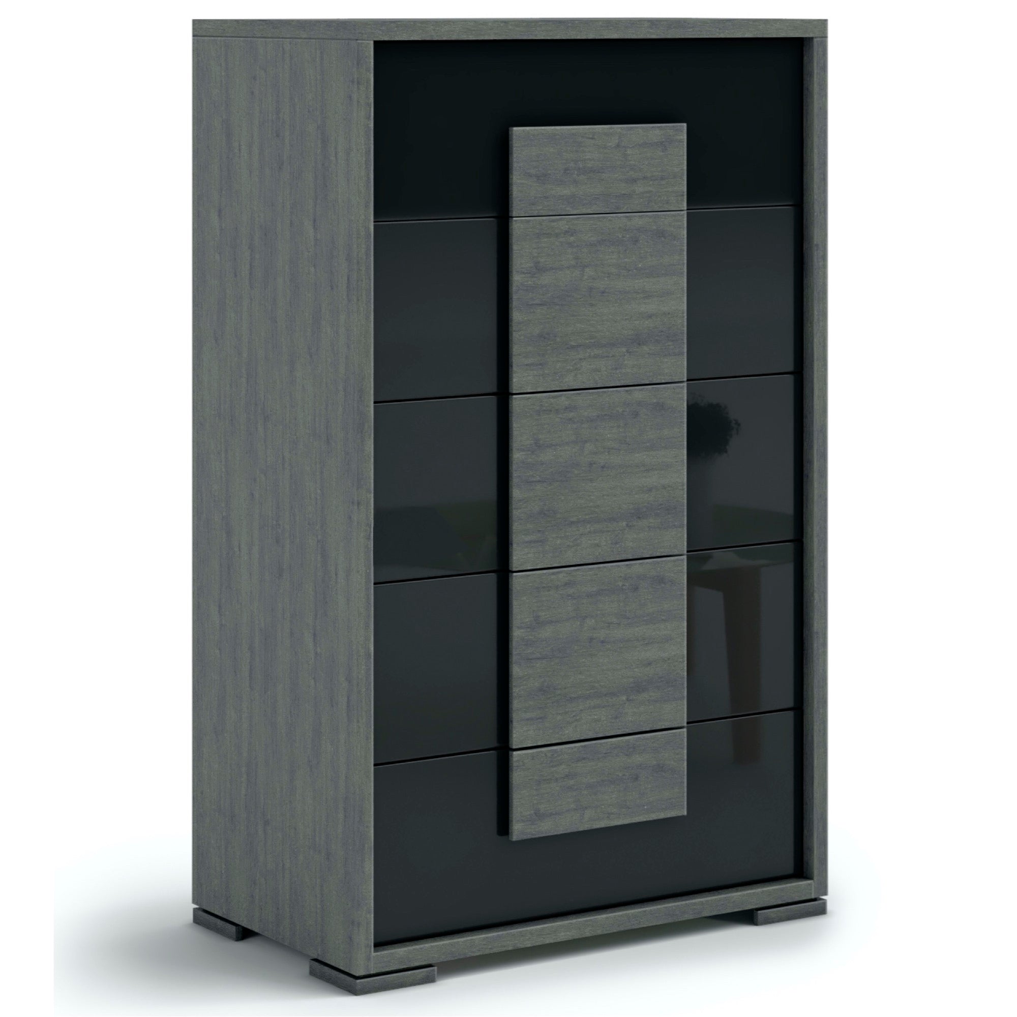 Lia Onyx Queen 5 Piece Bedroom Set