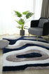 Mateos Navy/Beige/White 5x7 Area Rug