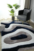 Mateos Navy/Beige/White 5x7 Area Rug