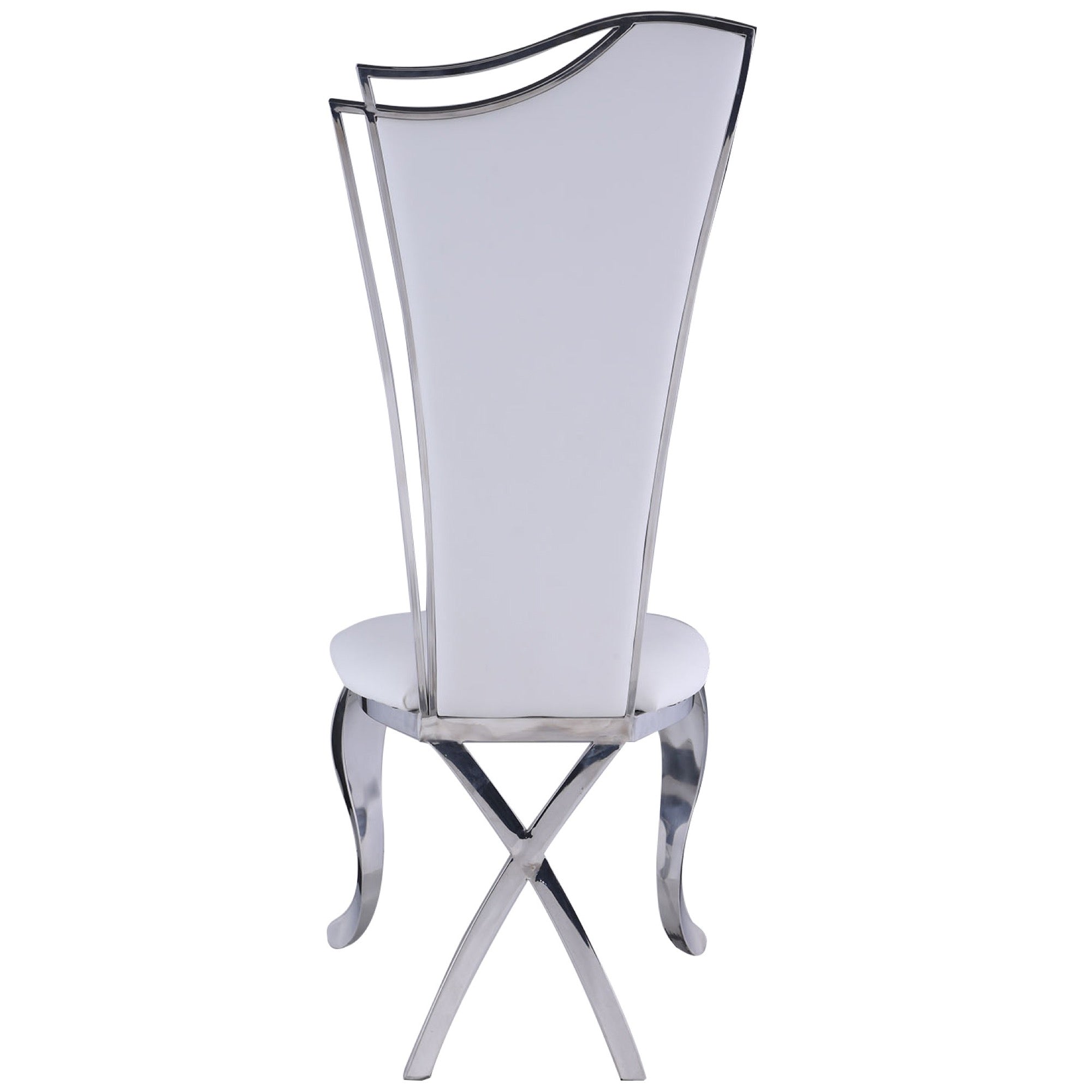 Nadia Contemporary Tall-Back Upholstered Side Chair (Set of 2)