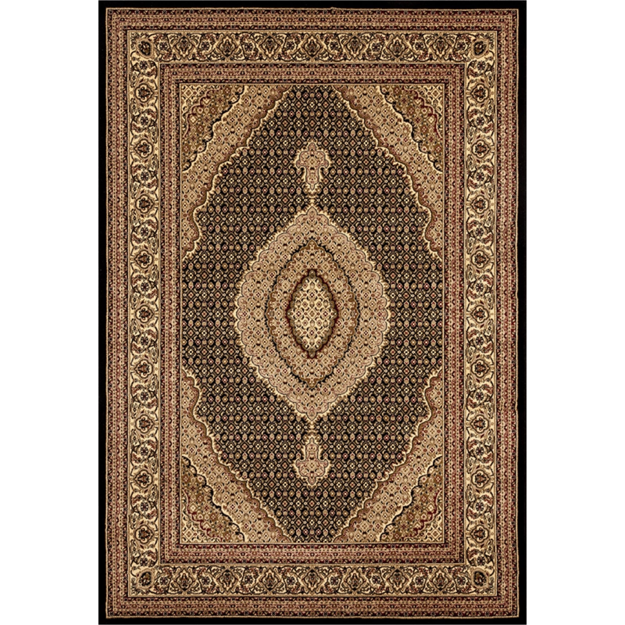 Persian 8x11 Black Area Rug