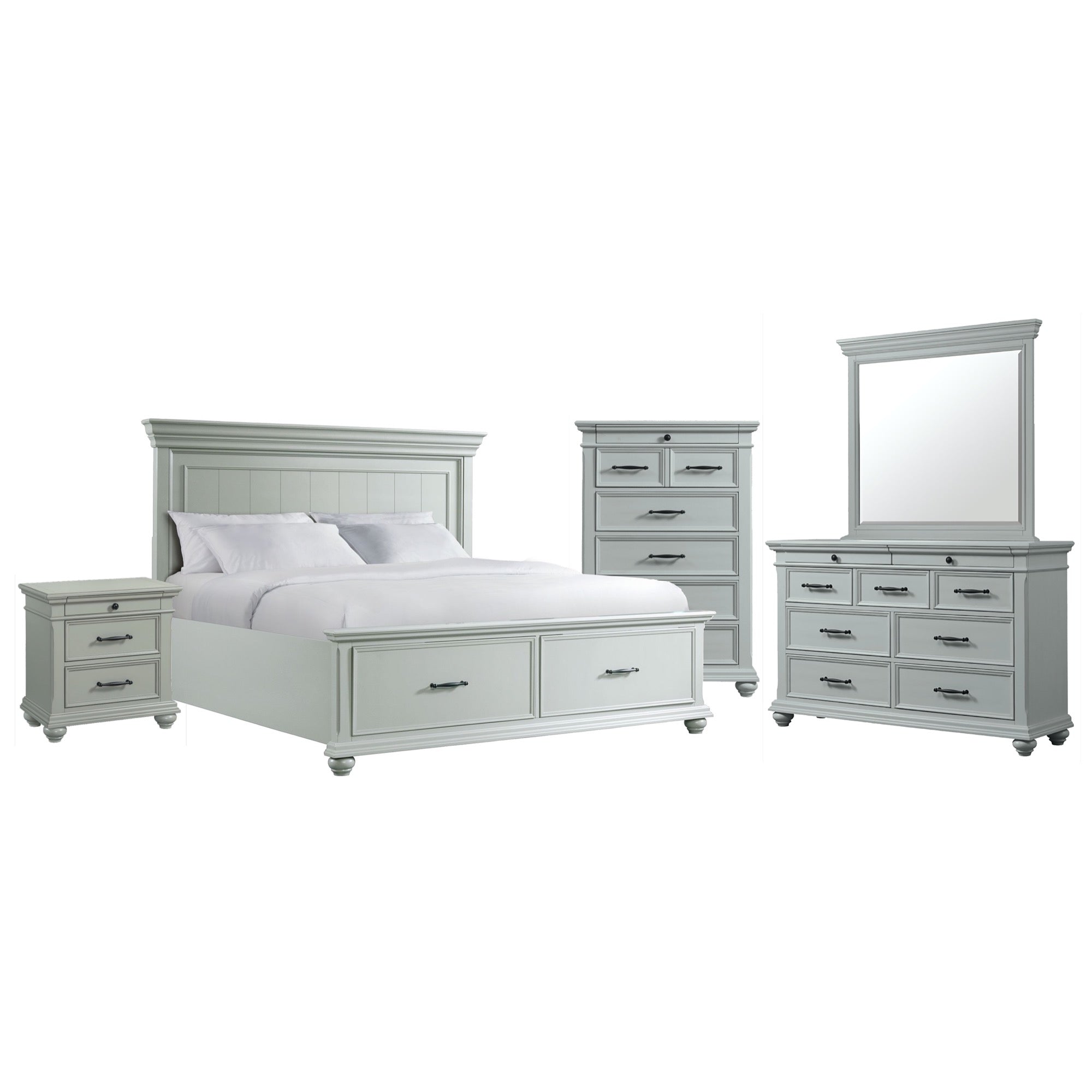 Slater King 5 Piece Storage Bedroom Set