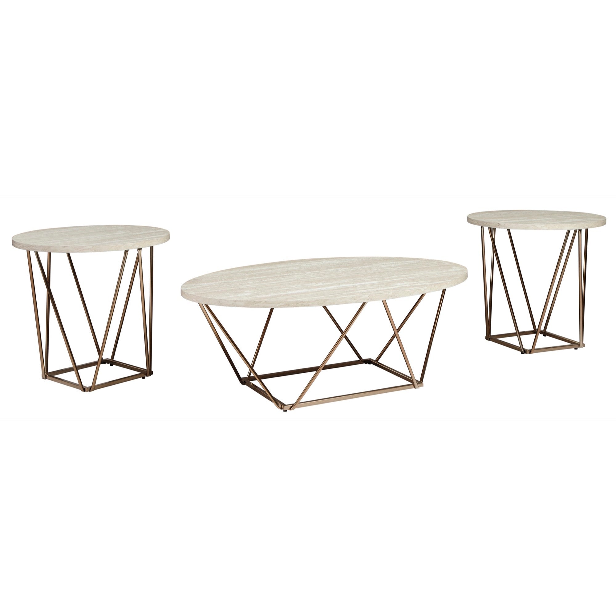 Tarica 3PC Occasional Table Set