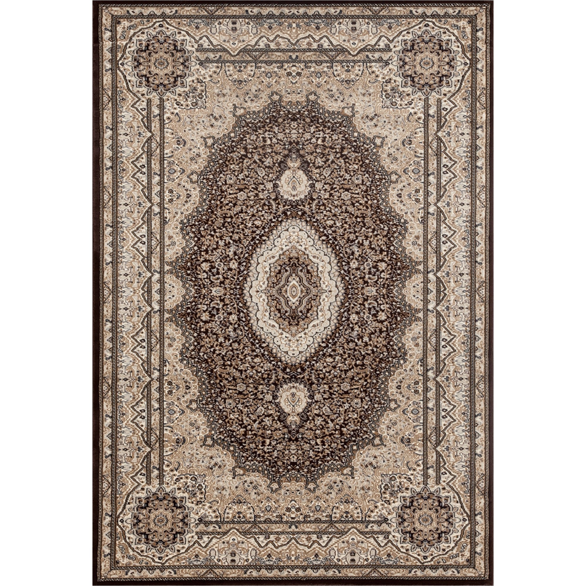 Tabriz 8x11 Brown Area Rug