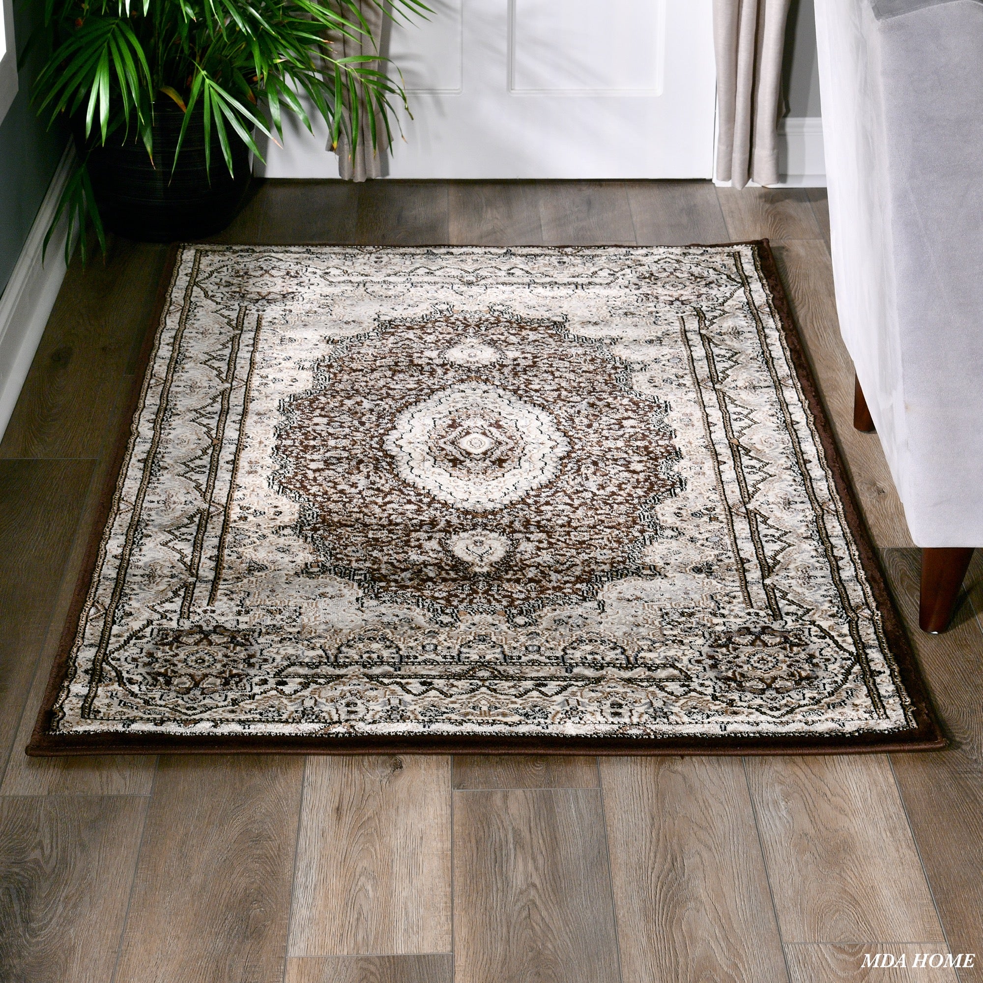 Tabriz 8x11 Brown Area Rug