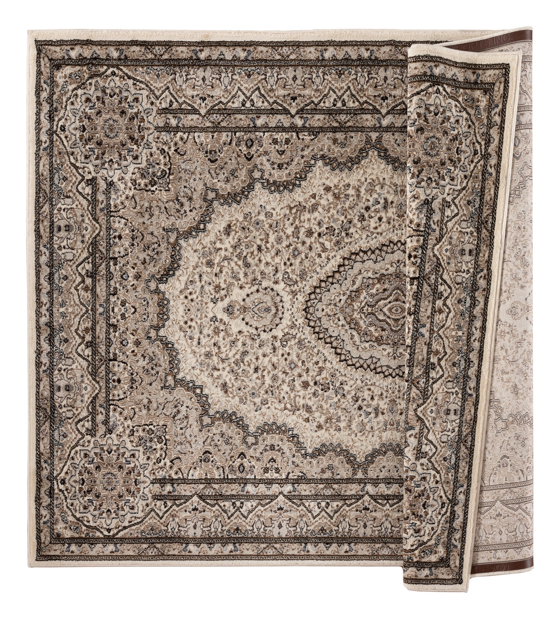 Tabriz 8x11 Cream Area Rug