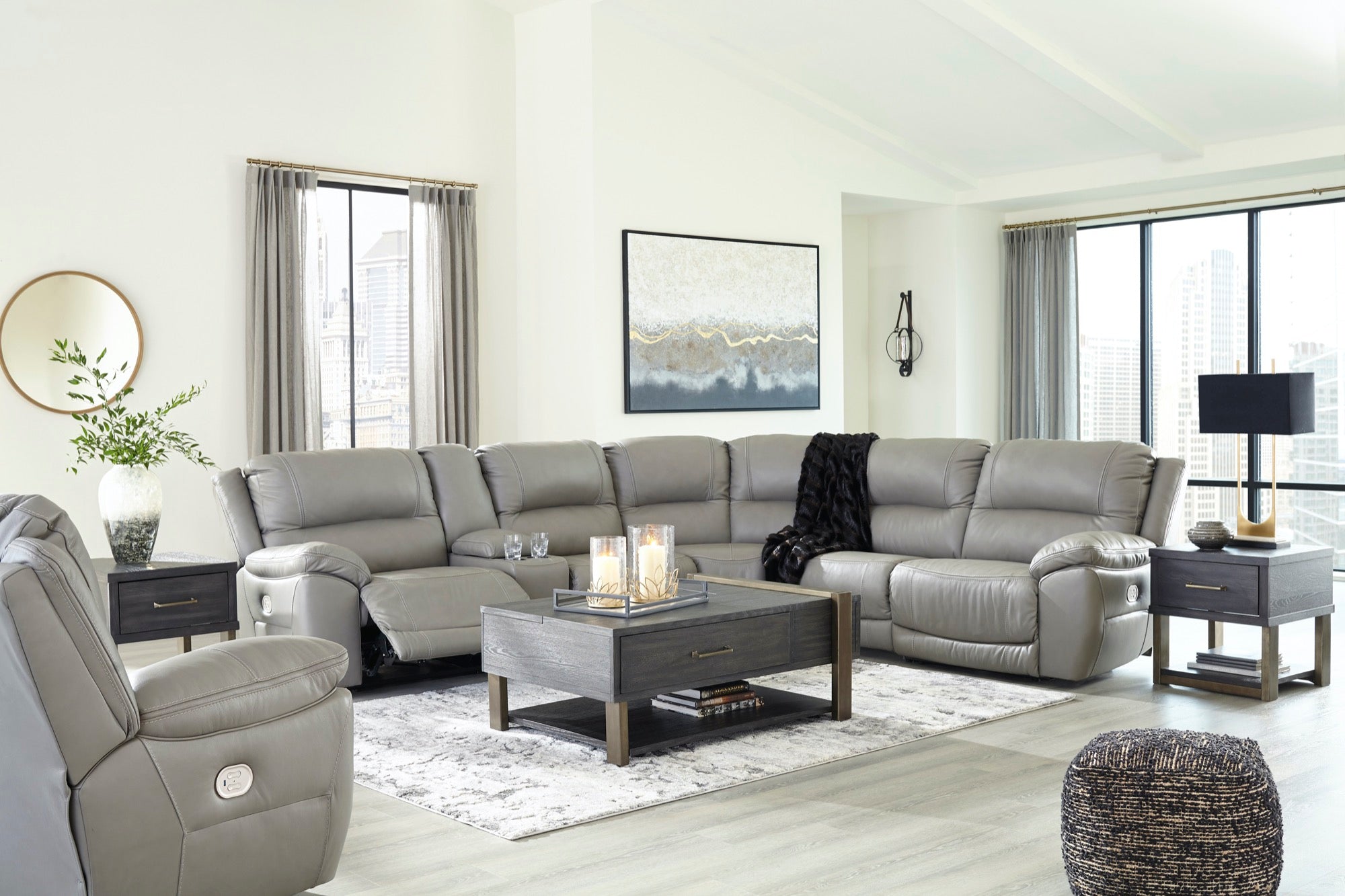 Dunleith 6-Piece Power Reclining Sectional