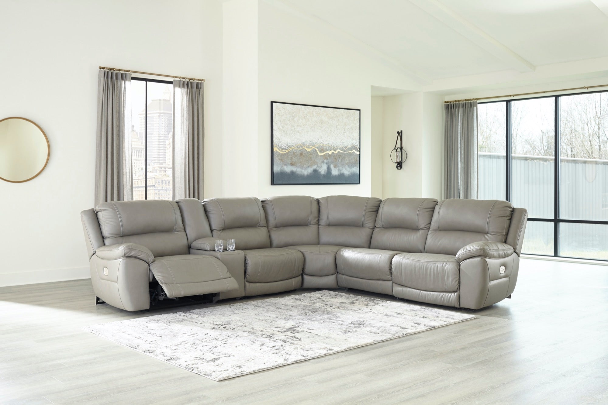 Dunleith 6-Piece Power Reclining Sectional