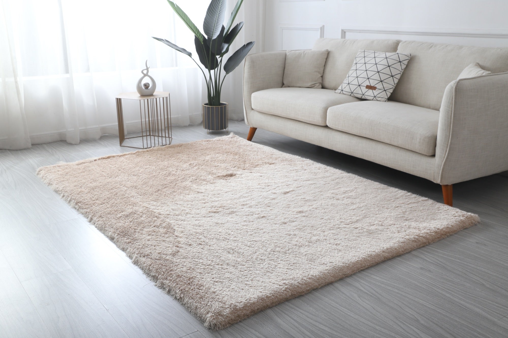 Urban 5x7 Champagne Area Rug