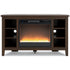 Camiburg Corner TV Stand with Electric Fireplace