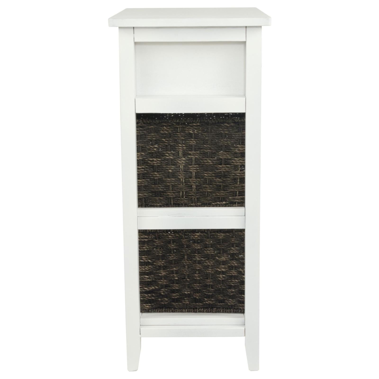 Oslember White Accent Table