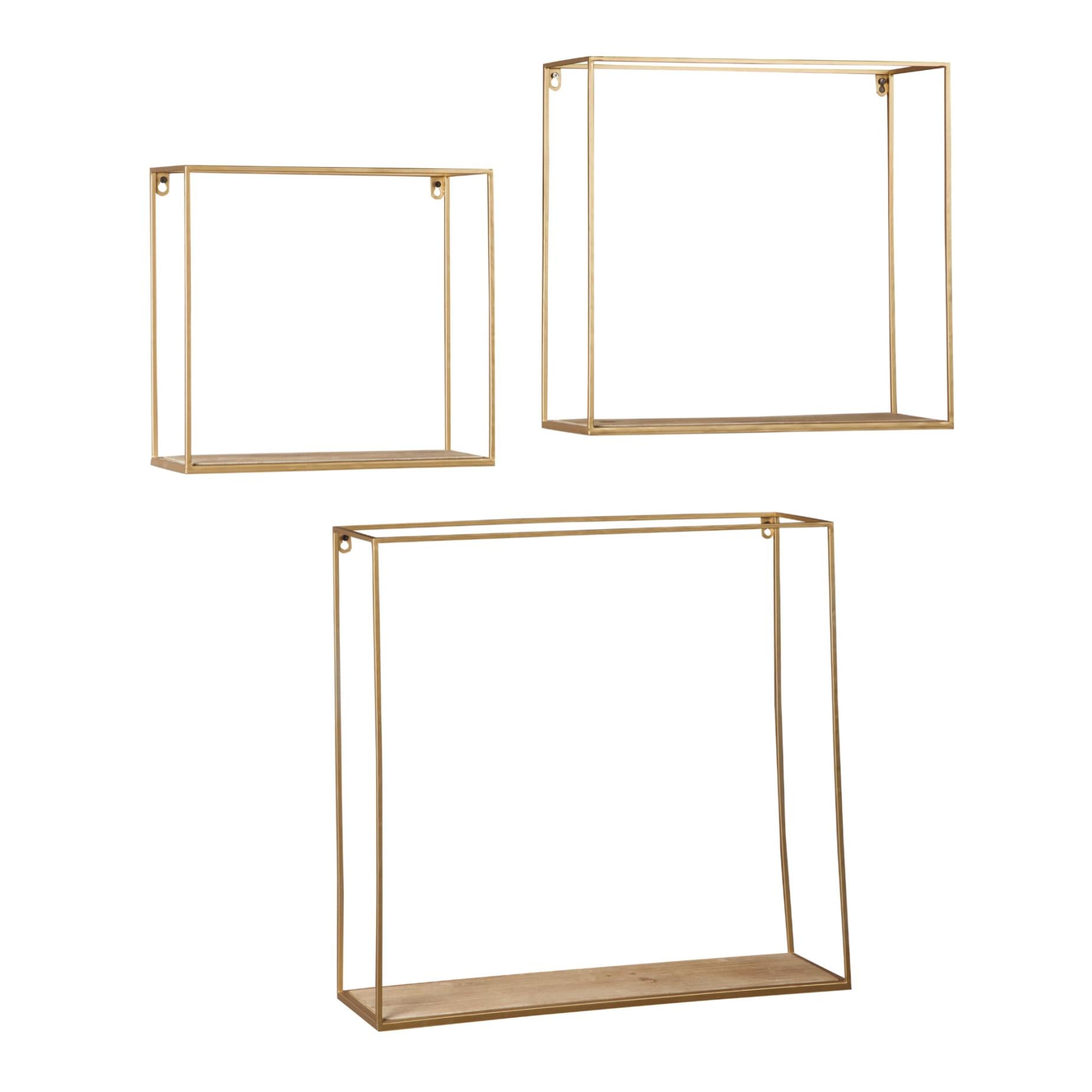 Efharis 3pc Wall Shelf Set