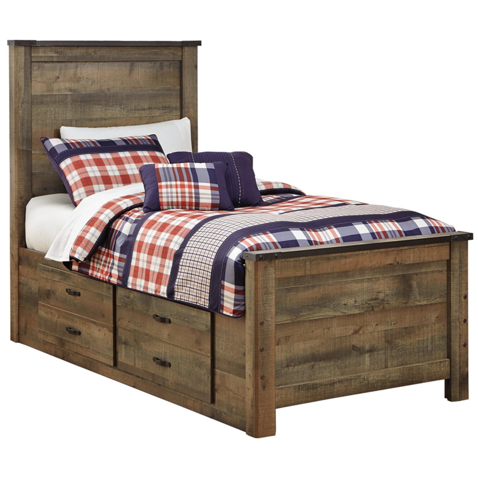 Trinell Panel Bed w/Storage, Kids Bedroom, Ashley Furniture - Adams Furniture