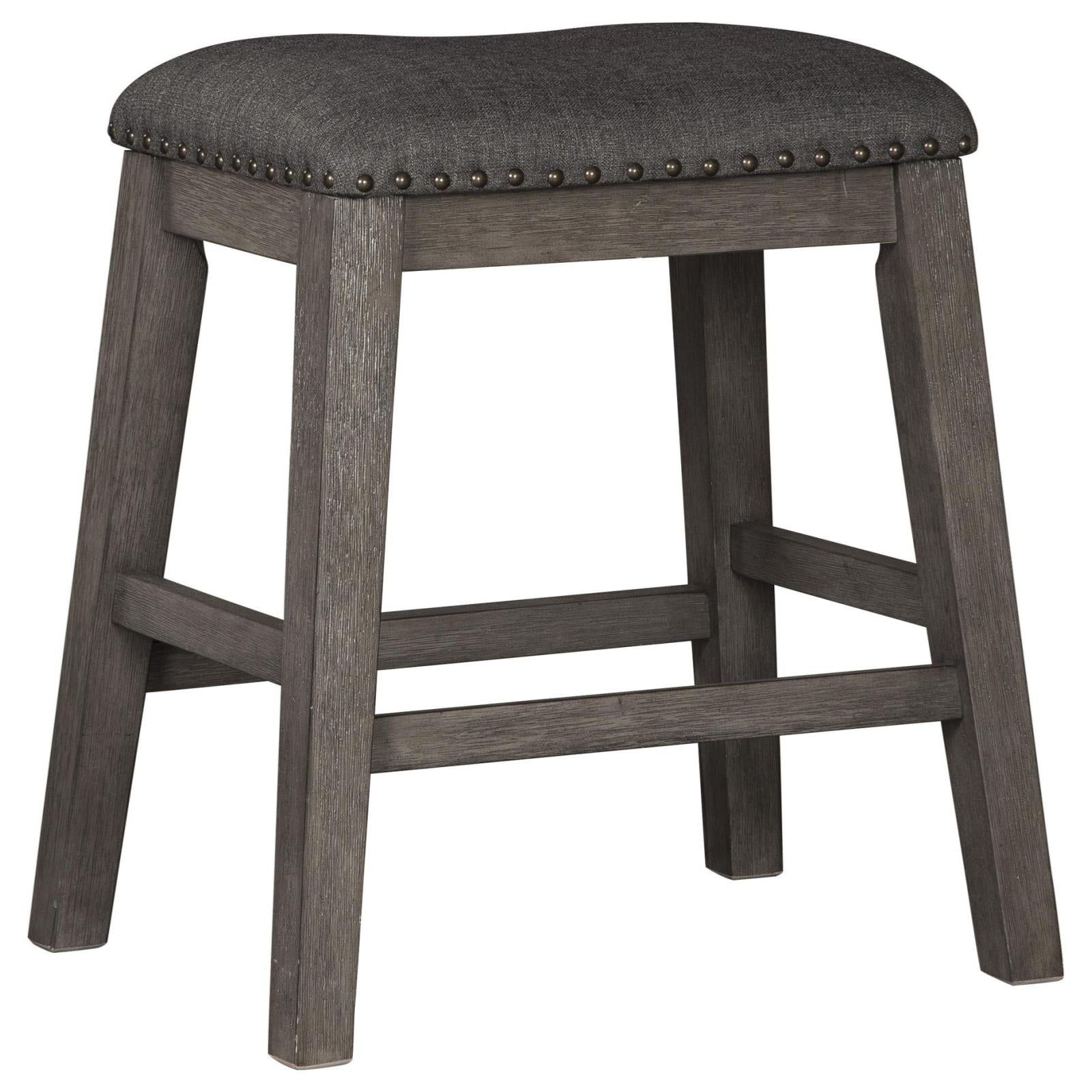 Caitbrook Upholstered Stool, Bar Stool, Ashley Furniture - Adams Furniture