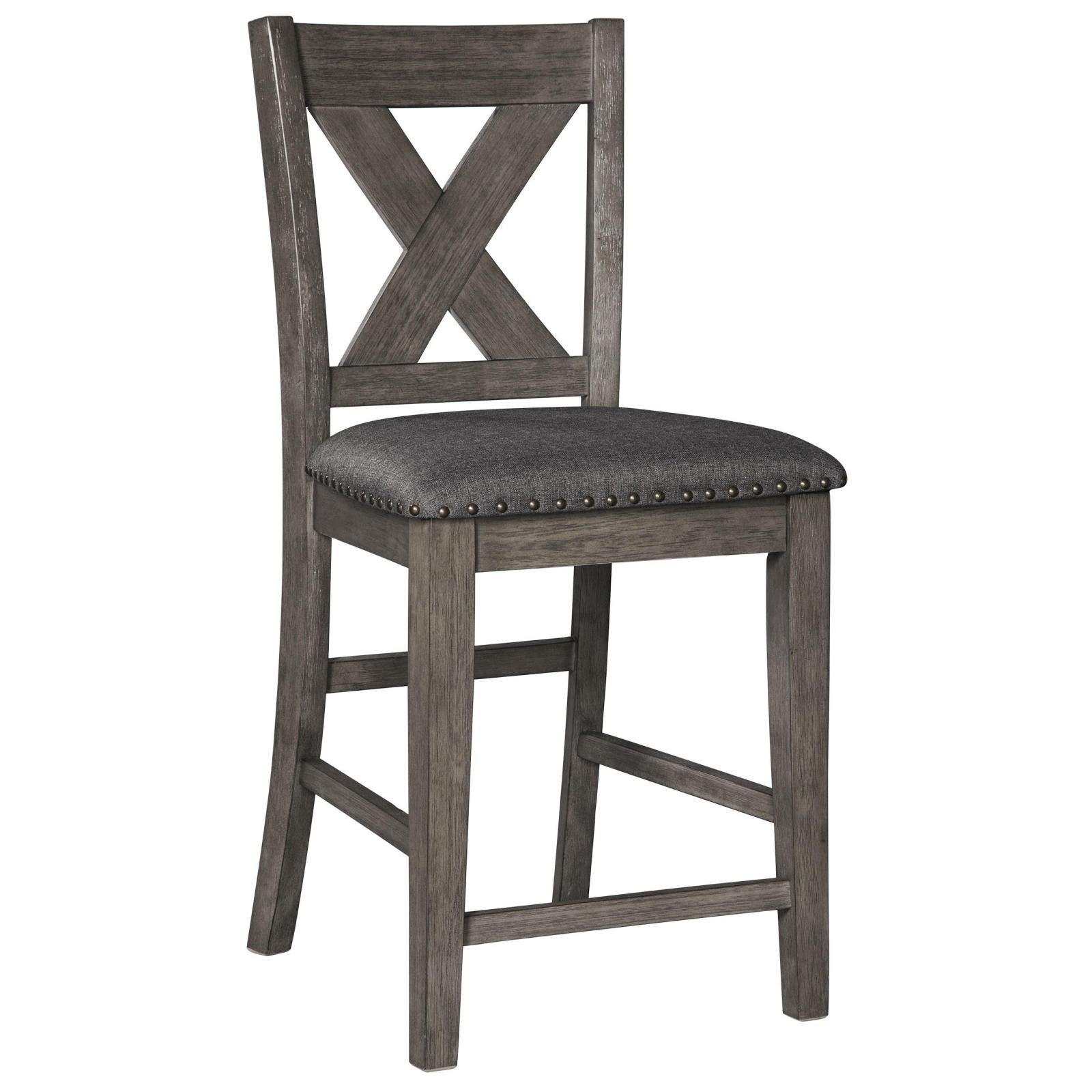 Caitbrook Upholstered Stool, Bar Stool, Ashley Furniture - Adams Furniture