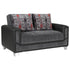 Mondo Grey Convertible Loveseat, Loveseat, Rugnur - Adams Furniture