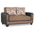 Mondo Brown Convertible Loveseat, Loveseat, Rugnur - Adams Furniture